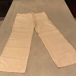 VENUS Women's Cream Linen Pants